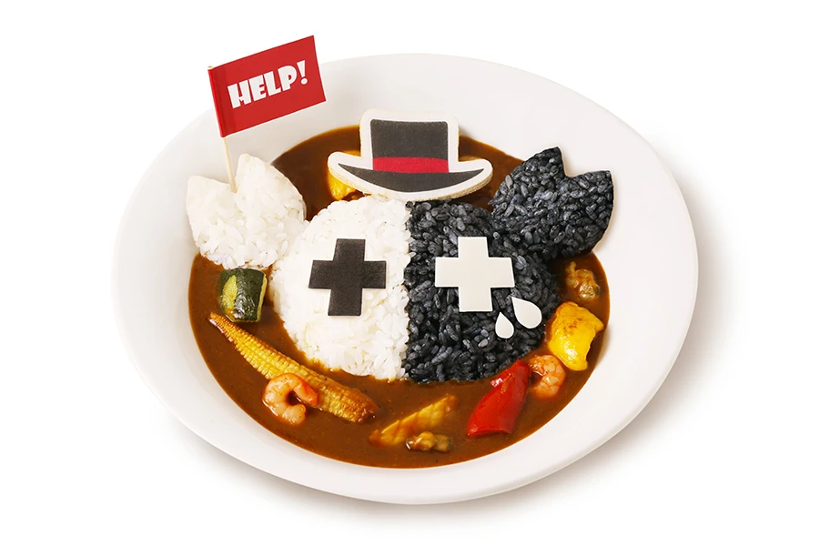 食べて助けて！レトカニちゃんシーフードカレー